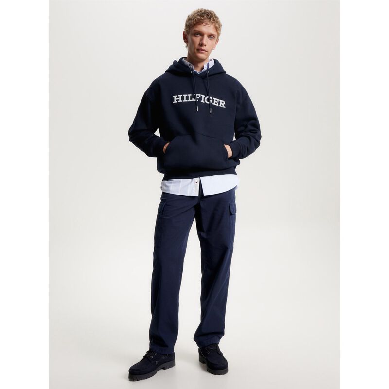 Tommy Hilfiger Monotype Embro Hoodie image number 3